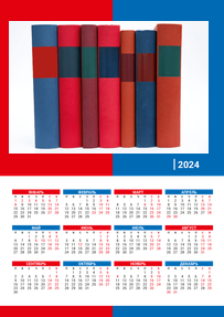 Вертикальные календари-постеры A3 - Книги